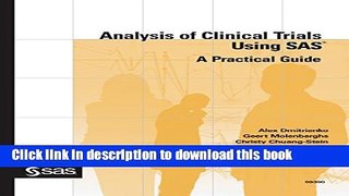 [Download] Analysis of Clinical Trials Using SAS: A Practical Guide Hardcover Collection