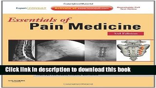 [Download] Essentials of Pain Medicine Hardcover Collection