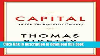 [Popular] Capital in the Twenty-First Century Paperback Free