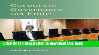 [Popular] Corporate Governance and Ethics Paperback Free