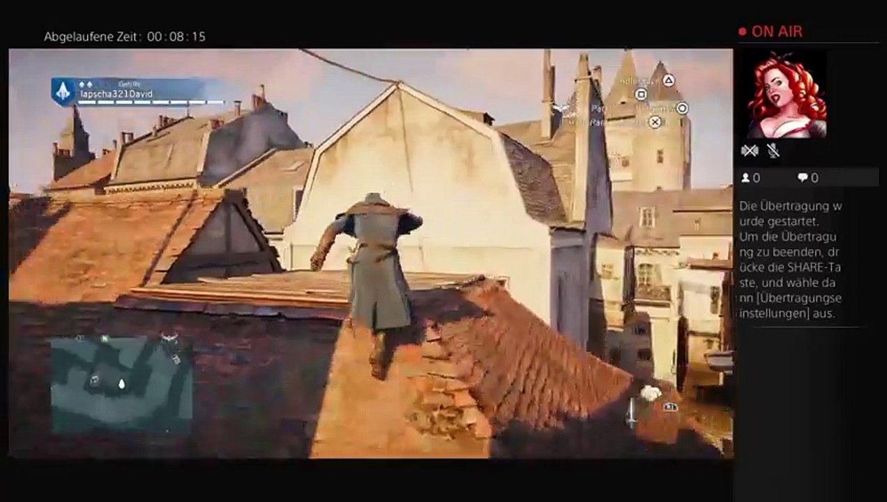 PS4-Live-Übertragung von lapscha321David
