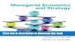 [Popular] Managerial Economics and Strategy Hardcover OnlineCollection