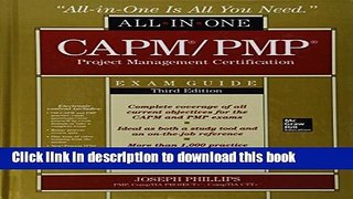 [Popular] CAPM/PMP Project Management Certification All-In-One Exam Guide, Third Edition Kindle