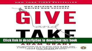 [Popular] Give and Take: Why Helping Others Drives Our Success Kindle Free