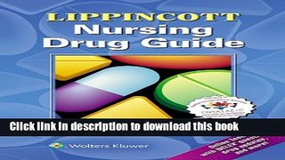 [Download] Lippincott Nursing Drug Guide (Canadian Version) Hardcover Free