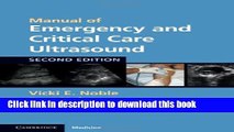 [Download] Manual of Emergency and Critical Care Ultrasound Paperback Free