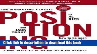 [Popular] Positioning: The Battle for Your Mind Kindle Free