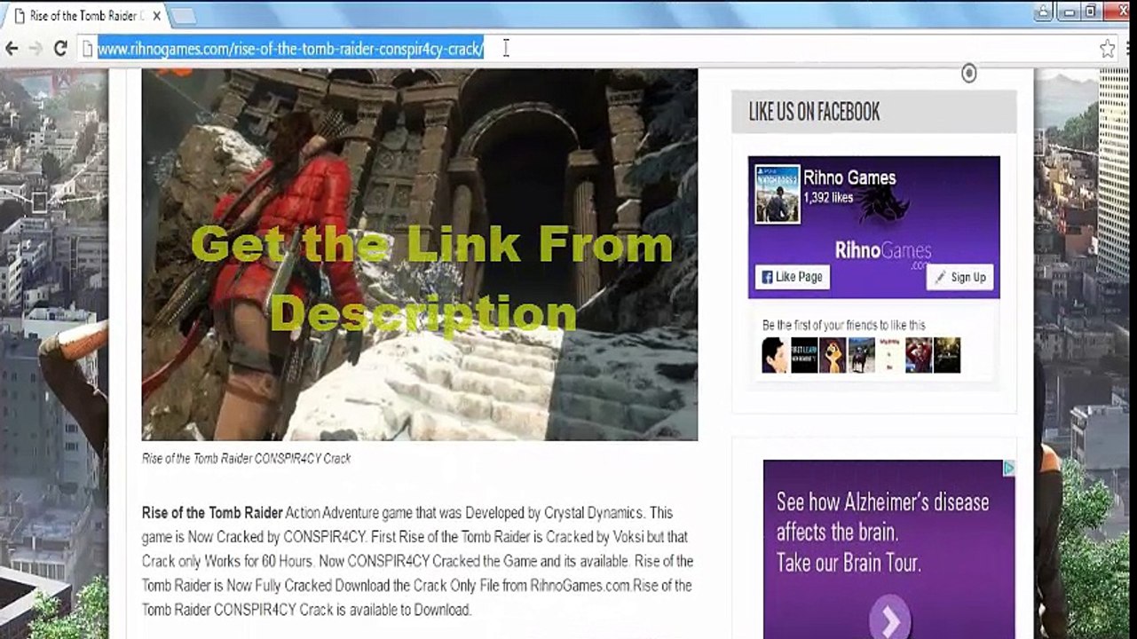 How to Crack Rise of the Tomb Raider  CPY Full Video Working Tutorial