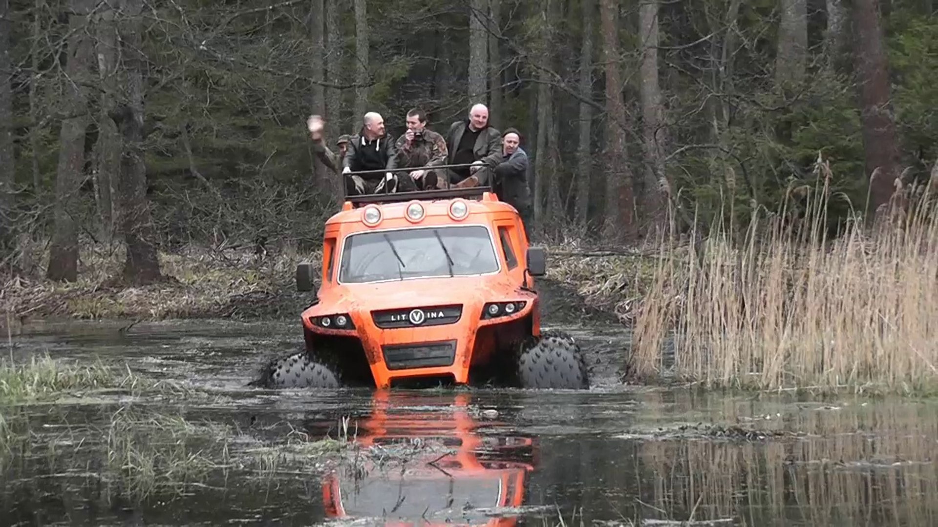 ⁣All-terrain vehicle Litvina.. Swamp mix from the all-terrain vehicle Litvina. Вездеходы Литвина боло