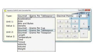 PC Unit Converter   How to Convert Gourmet Grams per Tablespoon) Units