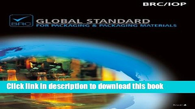 [PDF] BRC/IOP Global Standard for Packaging Packaging Materials Issue 4, North American edition