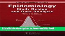 [Download] Epidemiology: Study Design and Data Analysis, Third Edition (Chapman   Hall/CRC Texts