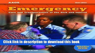 [Download] Emergency: Care And Transportation of the Sick And Injured Paperback Free