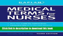[Popular Books] Medical Terms for Nurses: A Quick Reference Guide for Clinical Practice Download