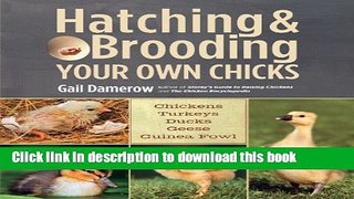 [Download] Hatching   Brooding Your Own Chicks: Chickens, Turkeys, Ducks, Geese, Guinea Fowl