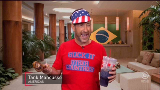 Nightly Show Mocks U.S. Olympic Tourists