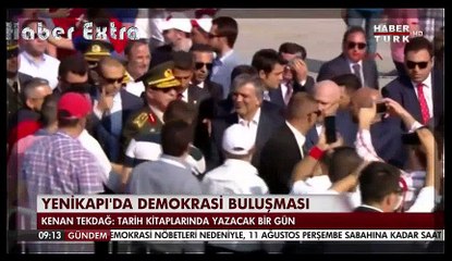 Yenikapı'da demokrasi buluşması
