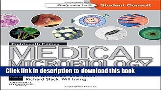 [Download] Medical Microbiology: With STUDENTCONSULT online access, 18e (Greenwood,Medical