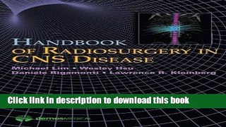 [Download] Handbook of Radiosurgery in CNS Disease Paperback Online