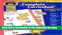 [Download] Complete Curriculum Kindergarten - Grade 1: Home Learning Tools Paperback Collection