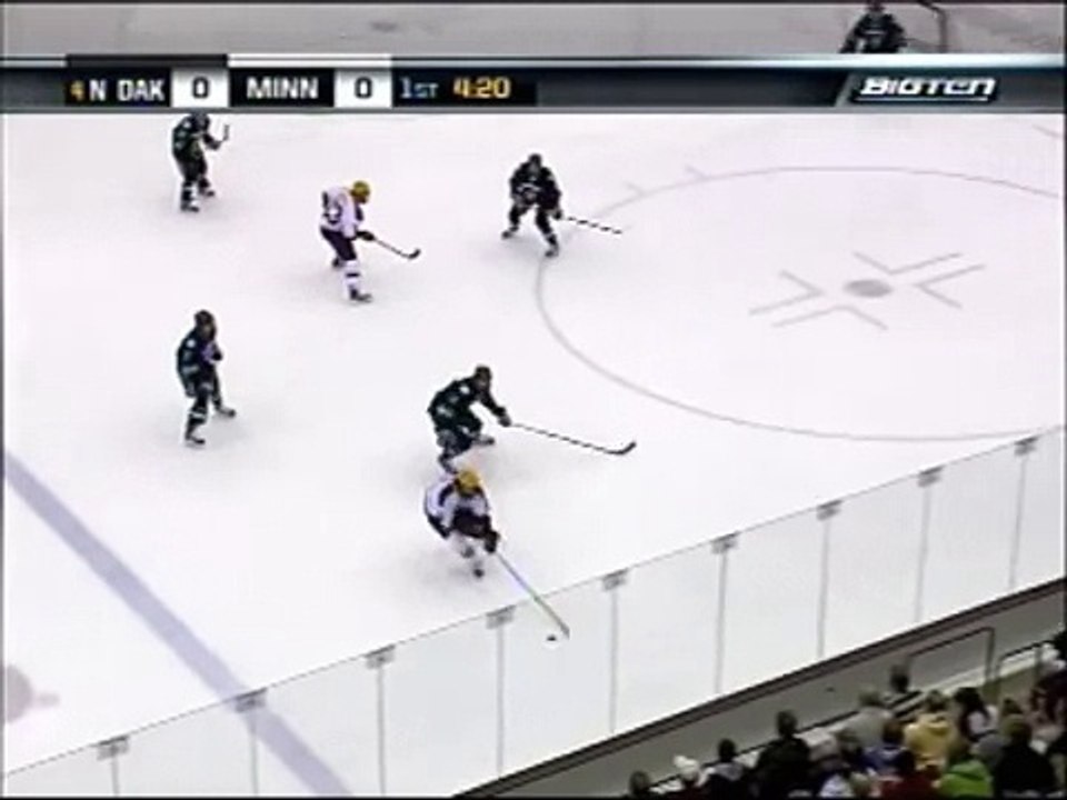 UND at Minnesota goals (3-3) 1/15/10