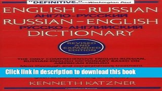 [Download] English-Russian, Russian-English Dictionary [PDF] Free