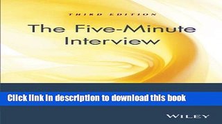 [Download] The Five-Minute Interview Book Free