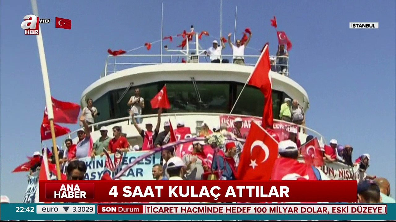 Yenikapı Mitingine Yüzerek Gelmeye Çalıştılar