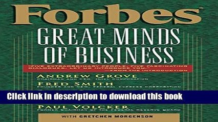 [Download] Forbes? Great Minds of Business Book Online
