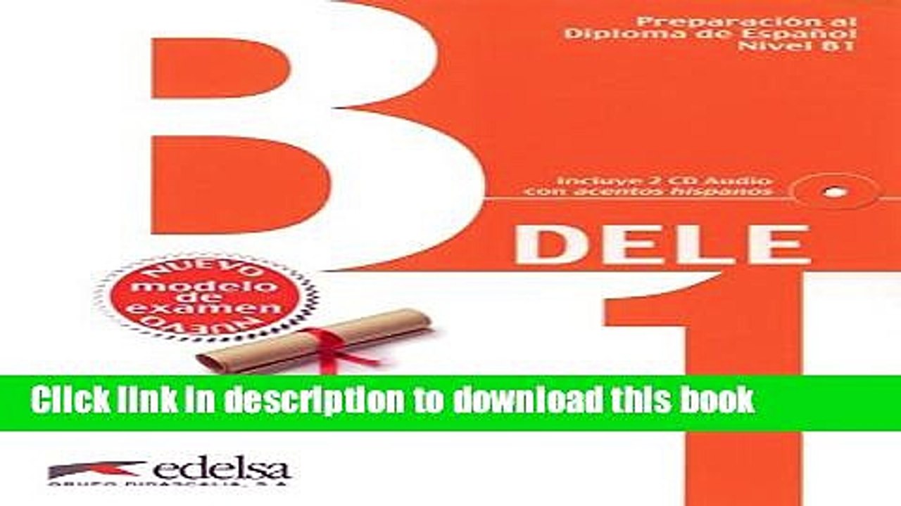 [Popular Books] Preparacion DELE. B1. Libro + CD (2013) (Spanish Edition) Full Online