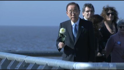 Víctimas de la dictadura argentina son homenajeadas por Ban Ki-moon