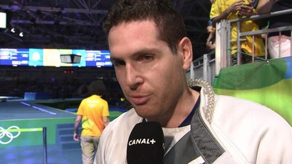 Escrime - La réaction de Gauthier Grumier