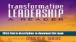 [Popular Books] Transformative Leadership: A Reader (Counterpoints) Full