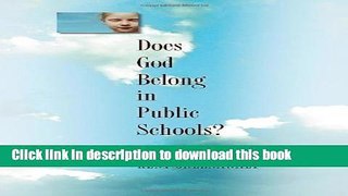 [Popular] Does God Belong in Public Schools? Kindle Free