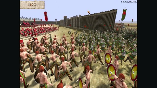 Rome Total War Online Battle #1620 Rome (10k) vs Gaul (20k)