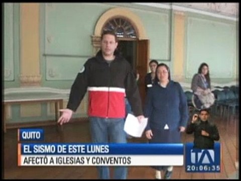 El sismo de este lunes afectó a iglesias y conventos