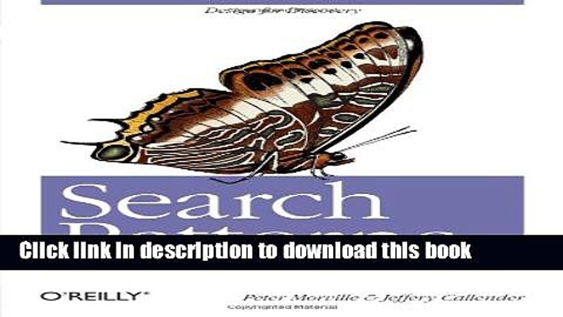 [Download] Search Patterns: Design for Discovery Paperback Free