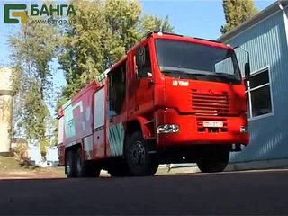 Пожарная автоцистерна КрАЗ 23 2 + АС 13 70