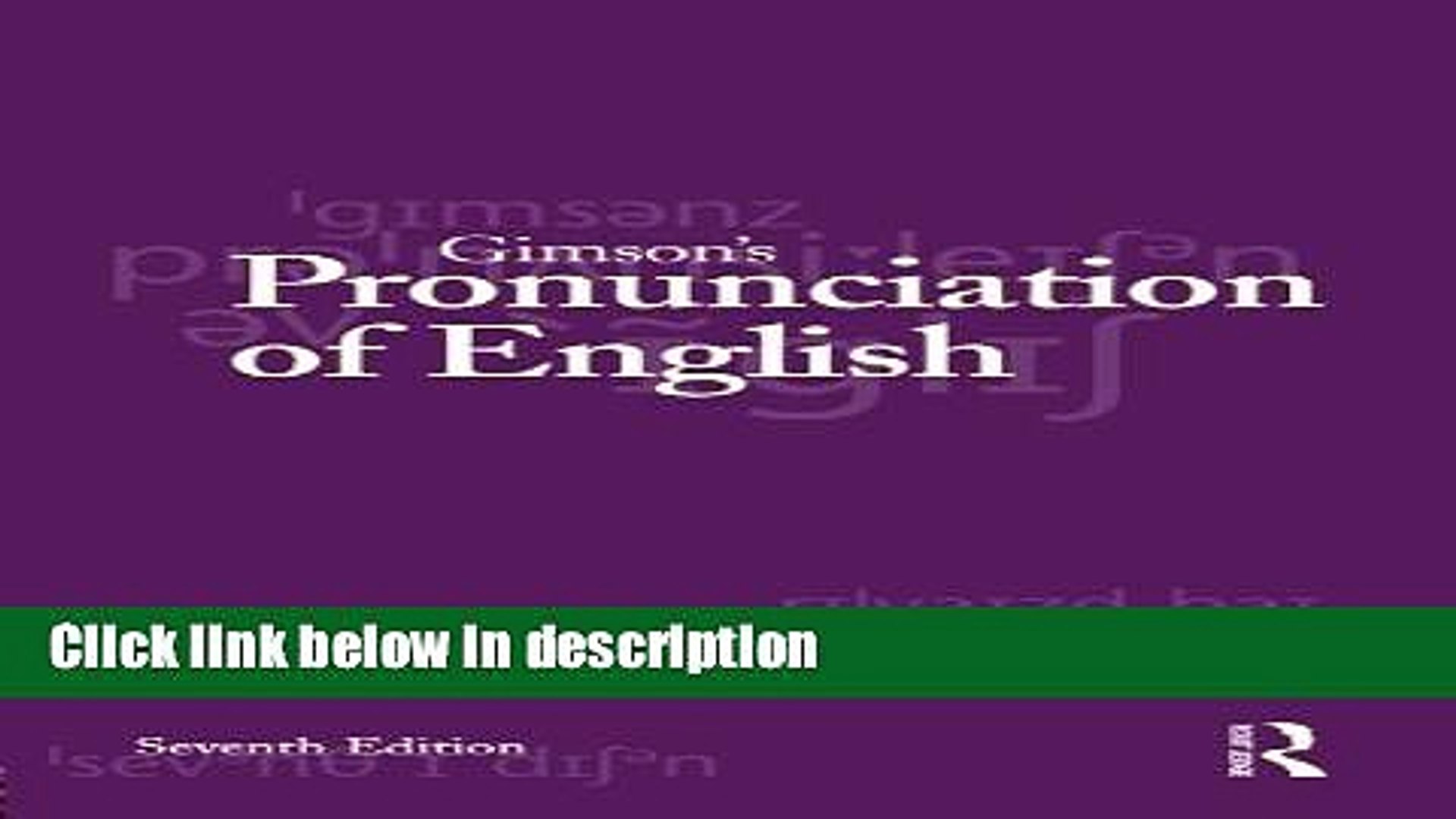 Ebook Gimson s Pronunciation of English (Hodder Arnold Publication) Full Online