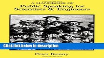 Download A Handbook of Public Speaking for Scientists and Engineers [Full Ebook]