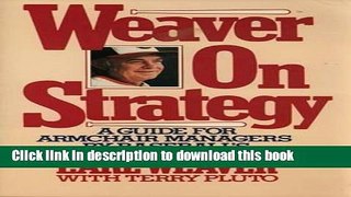 [Download] WEAVER ON STRATEGY Paperback Collection