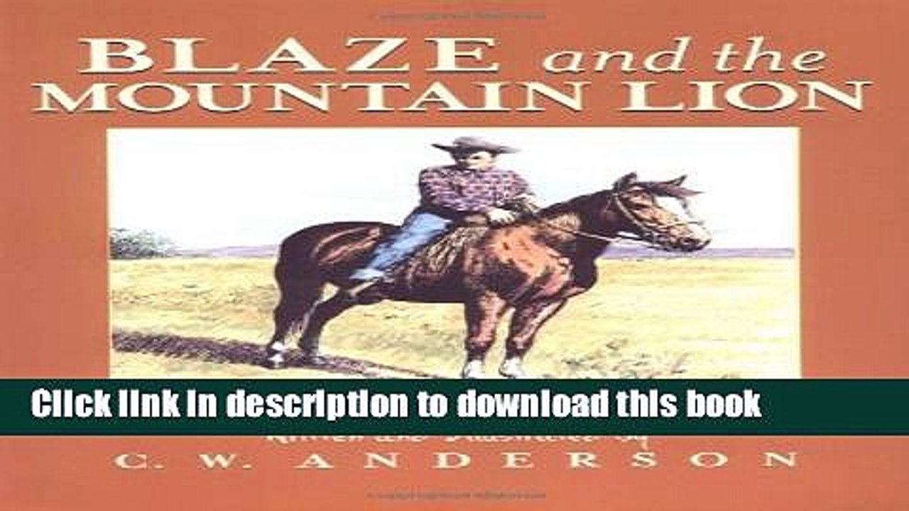 [Download] Blaze and the Mountain Lion Hardcover Free
