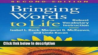 [PDF] Bringing Words to Life, Second Edition: Robust Vocabulary Instruction Full Online
