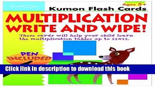 [PDF] Multiplication Write and Wipe Flash Cards (Kumon Flash Cards) Book Free