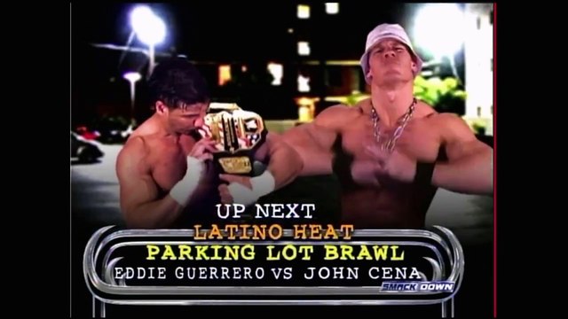 Eddie Guerrero vs John Cena Parking Lot Brawl SmackDown 09.11.2003 (HD)