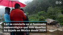 La tormenta Earl y su devastador paso por México