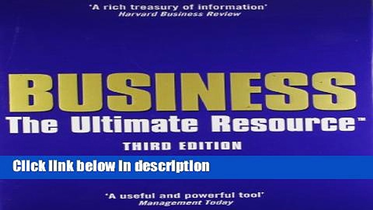 Download Business: The Ultimate Resource Full Online