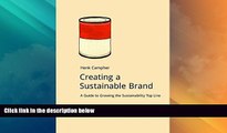 Must Have  Creating a Sustainable Brand: A Guide to Growing the Sustainability Top Line