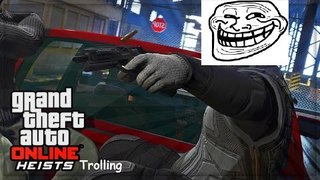 Grand Theft Auto V Online Part 3! Funniest Heist Moment Ever (so far hehe)