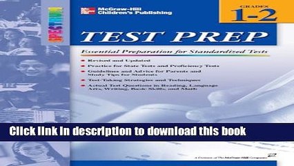 Download Spectrum Test Prep, Grades 1-2 E-Book Free